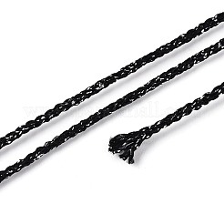 Cordon tressé rond en polyester teint en segment de 100 m&nbsp;OCOR-N009-03A-01