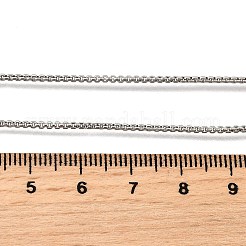 Colliers à chaîne en laiton de 1 mm&nbsp;NJEW-C086-01P