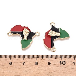Gestell-Beschichtung Legierung bunte Emaille-Anschluss-Charme&nbsp;ENAM-N056-352G