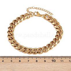 Ensemble de bracelets à chaîne en acier inoxydable 304&nbsp;BJEW-F505-01G