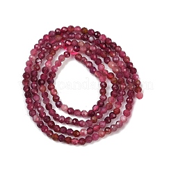 Naturrot Turmalin Perlen Stränge&nbsp;G-RM250101-A14