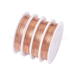 Fil de bijoux en cuivre rond&nbsp;CWIR-YS0001-02