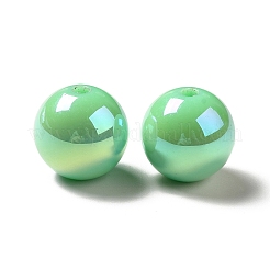 Placcatura uv perline acriliche iridescenti arcobaleno&nbsp;X-PACR-D070-01