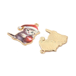 Noël pendentifs émail en alliage&nbsp;ENAM-K069-43B