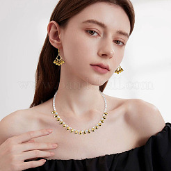 1strand galvanoplastie perles de verre perles&nbsp;EGLA-TA0013-41G