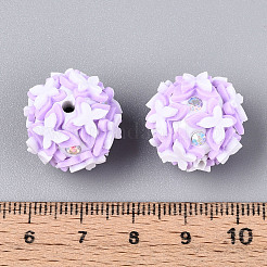 Handgefertigte Polymer Clay Strass- und Harzperlen&nbsp;CLAY-T022-01E