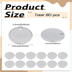 80 pieza de dijes de acero inoxidable 304&nbsp;STAS-LP0002-86