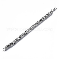 Anlaufgeschützte 201 Edelstahl-Kettenarmbänder&nbsp;BJEW-S057-93