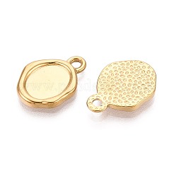 Cabochon pendenti in acciaio inossidabile 304&nbsp;X-STAS-T067-11G