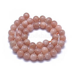 Natürliche orange Sonnenstein Perlen Stränge&nbsp;G-D0013-76B