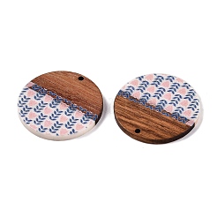 Bedruckte Harz- und Holzanhänger&nbsp;LS-WOOD-TAC0021-21D