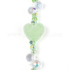 Brins de perles en verre électrolytique et strass acryliques&nbsp;MAK-T011-07D