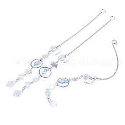 3 pieza de atrapasol colgante de vidrio&nbsp;HJEW-TADJ0017