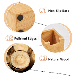 Visitenkartenbox aus Holz&nbsp;ODIS-WH0108-078