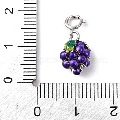 925 Anhänger aus Sterlingsilber mit Pavé-Fassung aus Zirkonia und Emaille&nbsp;STER-G050-01P
