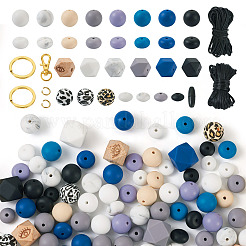 Bausatz für ein DIY-Perlen-Schlüsselanhänger-Armband&nbsp;DIY-TA0004-23
