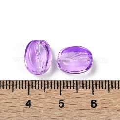 Perles en verre transparentes&nbsp;DGLA-E004-15K
