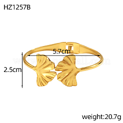 Bracelets manchettes en acier inoxydable 304&nbsp;STAS-OY009-16G