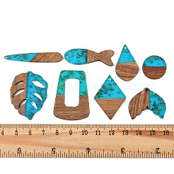 Pendentifs en bois de noyer&nbsp;WD-CBA583A-04