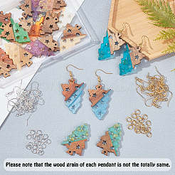Kits de fabrication de boucles d'oreilles bricolage&nbsp;RESI-OC0001-16