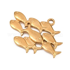 Pendenti in acciaio inossidabile 304 della serie Ocean&nbsp;STAS-L313-04A-G