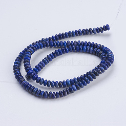 Filo di Perle lapis lazuli naturali &nbsp;G-P354-10-4x2mm