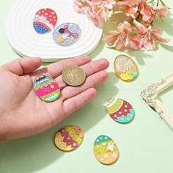 14 Stück 7 Stile Ostereier-Hase-Acryl-Anhänger&nbsp;FIND-CJ0001-70