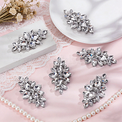 Accessoires d'ornement en verre strass&nbsp;DIY-WH0308-990A