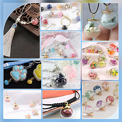 DIY Glaskugel Kugel Wunschflasche Anhänger Herstellungsset&nbsp;DIY-PH0021-92