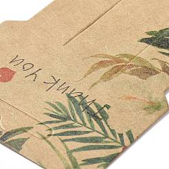 Schede espositive per fermagli per capelli in carta kraft&nbsp;DIY-B061-06A-01
