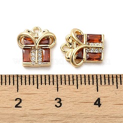 Messing mit Glas-Strass-Anhängern&nbsp;KK-H455-36G