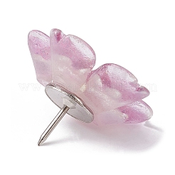 Blumen-Harz-Cabochon-Kartennadeln&nbsp;AJEW-TB00007