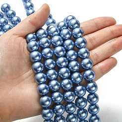 Brins de perles de verre écologiques&nbsp;HY-A008-12mm-RB015