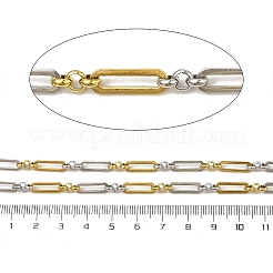 Ionenplattierung (IP) 304 Edelstahl zweifarbige Gliederketten&nbsp;CHS-M006-10PG