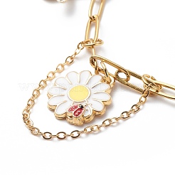 Pulsera con dije de flor&nbsp;BJEW-JB08702