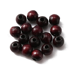 Perles de bois de noix de pécan naturelles&nbsp;WOOD-SZC0001-04