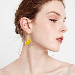 Kits de fabrication de boucles d'oreilles pendantes papillon DIY&nbsp;DIY-OC0006-03