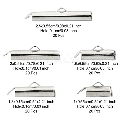 100pcs 5 Arten Eisenschieber auf Endverschlussrohren&nbsp;IFIN-YW0003-11