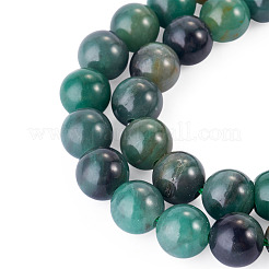 1 filo di perline di giada africana naturale&nbsp;G-TA0003-50C