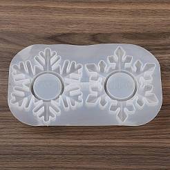 Schnee Kerzenständer Weihnachten Silikonformen Kerzenformen&nbsp;LS-SIL-B071-03