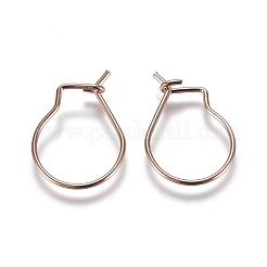 Accessori per orecchini in acciaio inossidabile 304&nbsp;STAS-E484-65RG