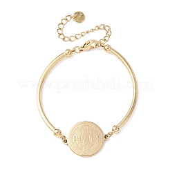 Braccialetti a maglie in acciaio inossidabile 304 per donna&nbsp;LS-BJEW-F524-02A-G