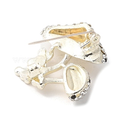 Spille in lega di strass a forma di fungo e coniglio per vestiti da zaino&nbsp;LS-JEWB-F038-05LG