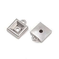 Ciondoli in acciaio inossidabile 304 con strass&nbsp;SA-CBAC865-07E-P