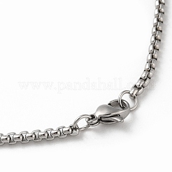 Flache runde Anhänger Halsketten&nbsp;LS-NJEW-A023-02P