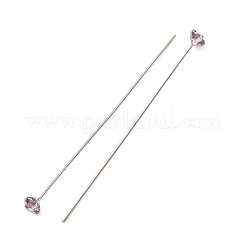 Messing micro pave zirkonia-ohrstecker-Zubehör&nbsp;CU-CBA4618-01P-07