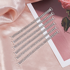 6 Stück Bikini-Schnallenkette aus Legierung und Harz-Strassen&nbsp;DIY-CY0003-22