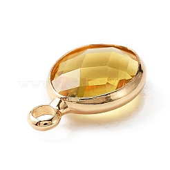 Pendentifs en verre à facettes&nbsp;X-KK-WH0046-59G-11