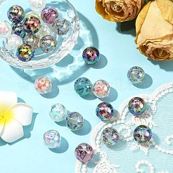 10 pièces de placage de perles acryliques&nbsp;MACR-YW0004-25