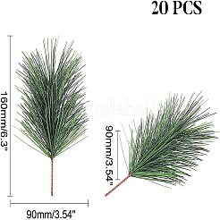 Branches d'aiguilles de pin artificielles&nbsp;DIY-WH0168-74